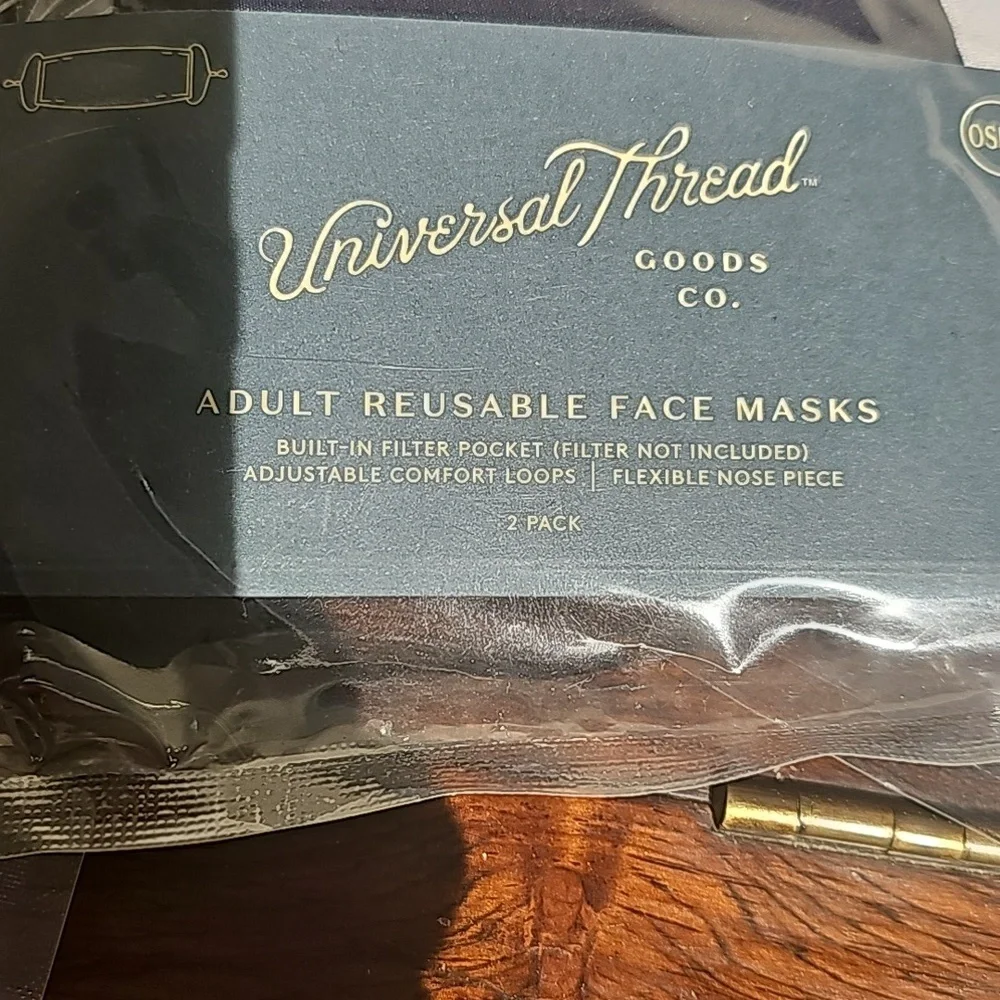 NEW Universal Thread 7 packs of 2 adult face masks total of 14 cloth reusable